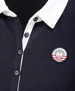 Polo Manches 3/4 Bleu Marine Marine Femme -Vetements Simples Magasin prod 5447 polo m3 4 marine ucape 666x812 fc7ea0111e0b