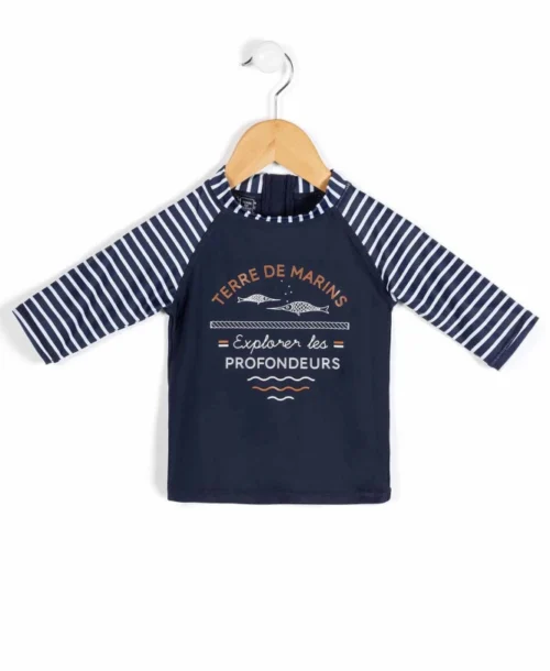 T-shirt De Bain Manches Longues Garçon