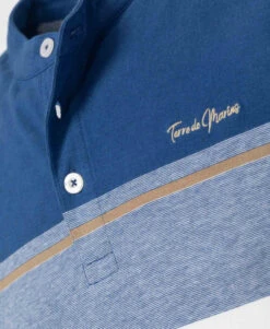 Polo Blanc Et Bleu Homme -Vetements Simples Magasin prod 5770 polo mc naturel bleu gordan 666x812 fc7ea0111e0b