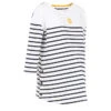 Marinière De Grossesse manches 3/4 Fond Blanc Femme -Vetements Simples Magasin prod 5915 tee shirt m3 4 fond blanc raye indigo matma 666x812 fc7ea0111e0b