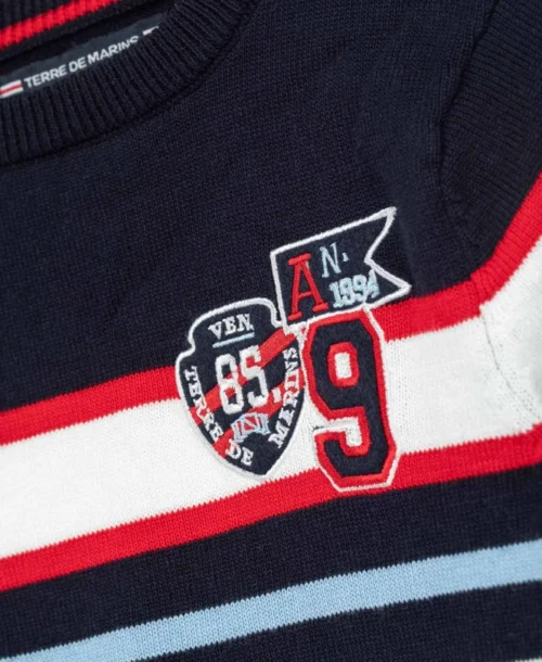 Pull Rayé Bleu Marine Garçon -Vetements Simples Magasin prod 5979 pull raye multicolore antolis 666x812 fc7ea0111e0b