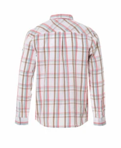 Chemise à Carreaux Coupe Droite Homme -Vetements Simples Magasin prod 6011 chemise chemisier ml carreaux multicolore barmo 666x812 fc7ea0111e0b