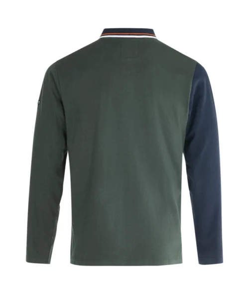 Polo Manches Longues Rayure Oblique Homme 6 Polo Manches Longues Rayure Oblique Homme -Vetements Simples Magasin prod 605 polo ml vert bouteille bleu indigo lorens 666x812 fc7ea0111e0b