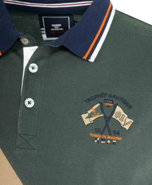 Polo Manches Longues Rayure Oblique Homme 7 Polo Manches Longues Rayure Oblique Homme -Vetements Simples Magasin prod 606 polo ml vert bouteille bleu indigo lorens 666x812 fc7ea0111e0b