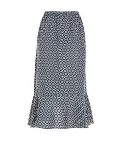 Jupe Imprimé Mi-longue Femme -Vetements Simples Magasin prod 6068 jupe mi longue imprime fowl 666x812 fc7ea0111e0b