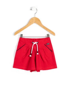 Short Rouge Fille