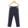 Pantalon En Molleton Bleu Marine Fille -Vetements Simples Magasin prod 6091 pantalon bleu indigo ancrel 666x812 fc7ea0111e0b