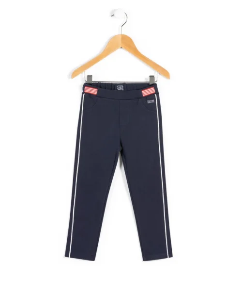 Pantalon En Molleton Bleu Marine Fille