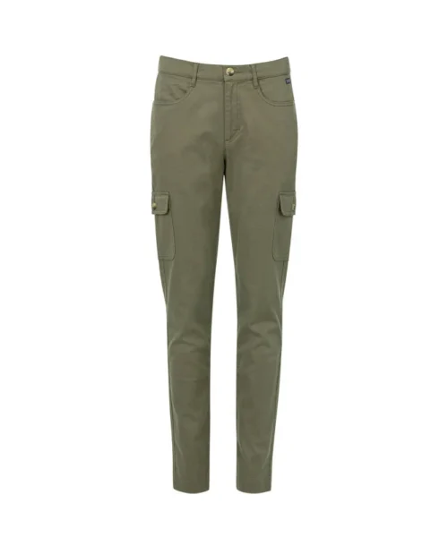 Pantalon Kaki Cargo Femme