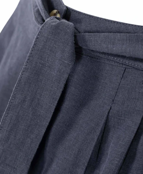 Short Fluide Bleu Marine Femme -Vetements Simples Magasin prod 6120 short bleu encre litche 666x812 fc7ea0111e0b