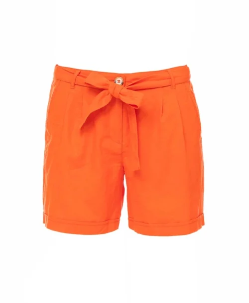 Short Fluide Corail Femme