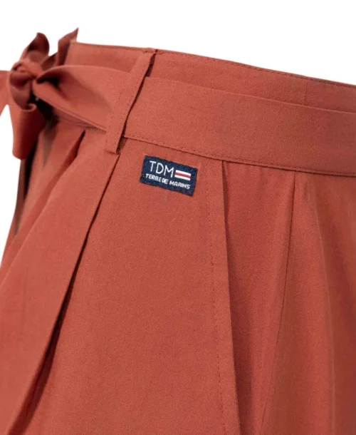 Bermuda Long Rouille Femme -Vetements Simples Magasin prod 6132 bermuda long rouille yrena 666x812 fc7ea0111e0b