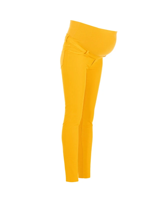 Pantalon De Grossesse 7/8ème Jaune Femme 3 Pantalon De Grossesse 7/8ème Jaune Femme
