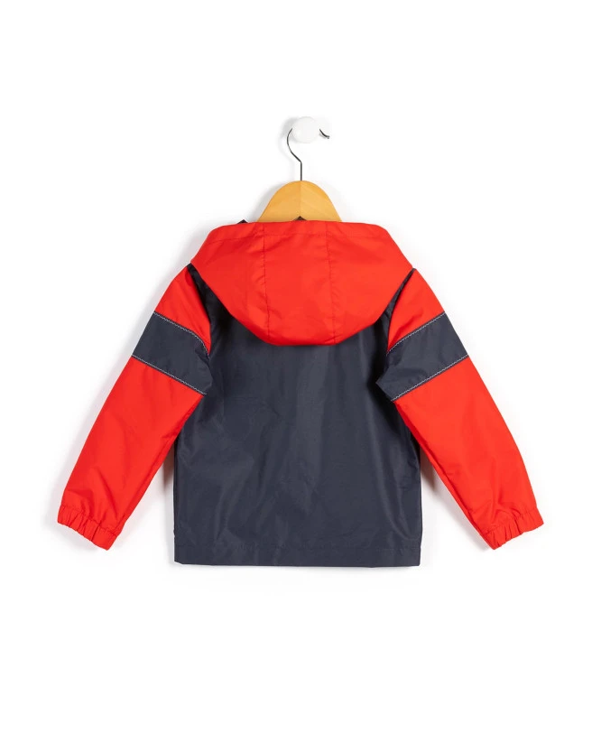 Coupe Vent Bleu Marine/rouge Garçon 4 Coupe Vent Bleu Marine/rouge Garçon – Image 2