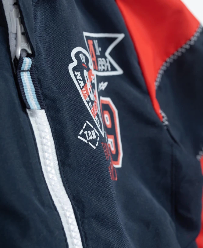 Coupe Vent Bleu Marine/rouge Garçon 5 Coupe Vent Bleu Marine/rouge Garçon – Image 3