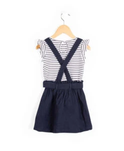 JUPE + HAUT BLEU NUIT WOUI -Vetements Simples Magasin prod 6348 jupe haut bleu nuit woui 666x812 fc7ea0111e0b