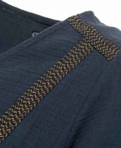 Robe Femme Manches 3/4 Gaze De Coton -Vetements Simples Magasin prod 6469 robe ml indigo valine 666x812 fc7ea0111e0b