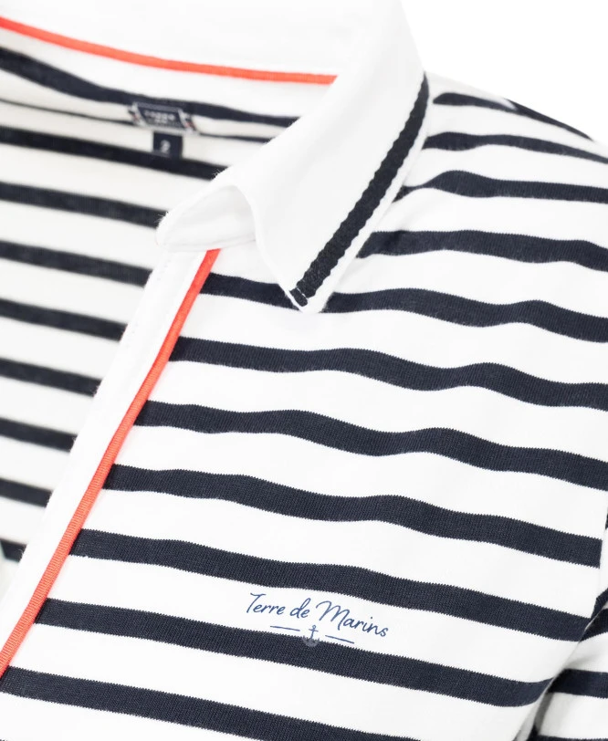 Robe Rayée Manches Courtes Femme 5 Robe Rayée Manches Courtes Femme – Image 3