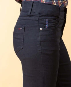 Jean Foncé Femme 7 Jean Foncé Femme -Vetements Simples Magasin prod 6574 pantalon denim bleu comkomo 666x812 fc7ea0111e0b