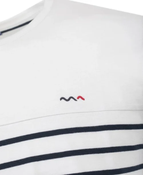 Marinière Authentique Homme -Vetements Simples Magasin prod 6578 mariniere ml fond blanc opt raye marine calunque 666x812 fc7ea0111e0b