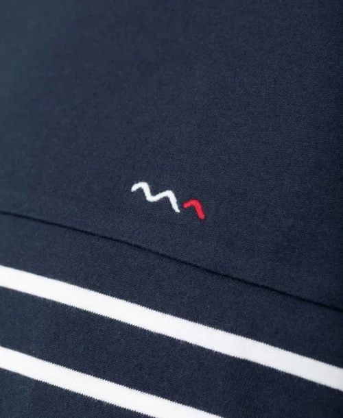 Marinière Bleu Marine Homme 9 Marinière Bleu Marine Homme -Vetements Simples Magasin prod 6581 mariniere ml fond marine raye blanc opt calunque 666x812 fc7ea0111e0b