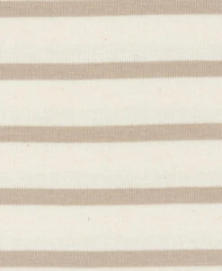 Marinière éco Conçue Femme Manches Courtes Grège/sable -Vetements Simples Magasin prod 6600 mariniere mc fd greige raye sable ecofek 666x812 fc7ea0111e0b