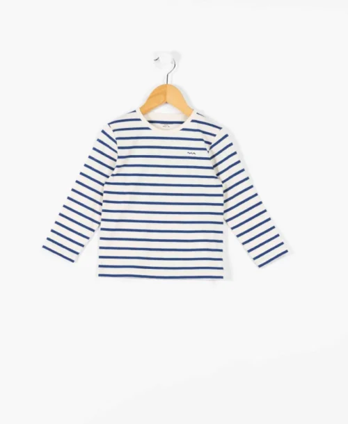 Marinière Garçon éco-conçue Bleu/blanc