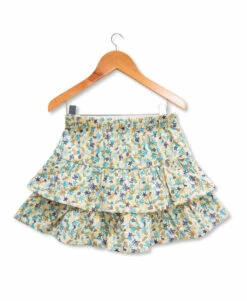 Jupe Courte à Volants Fille -Vetements Simples Magasin prod 6614 jupe courte imprime fond grege robia 666x812 fc7ea0111e0b