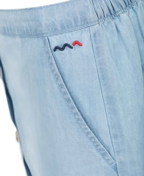 Jupe Mi-longue Jean Clair En Lyocell Femme -Vetements Simples Magasin prod 6622 jupe mi longue denim clair rojup 666x812 fc7ea0111e0b