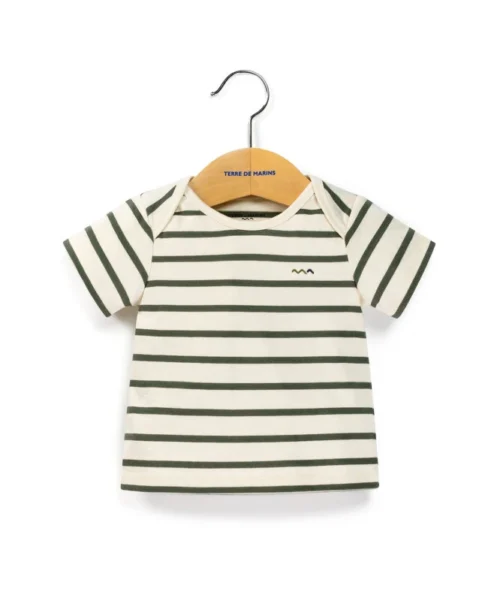 Marinière Kaki éco Conçue Bébé