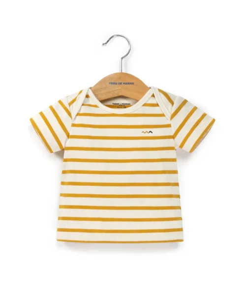 Marinière Jaune éco Conçue Bébé
