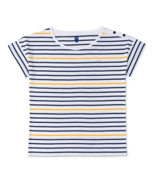 TEE SHIRT MC RAYE JAUNE ASMAR