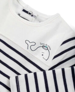 Body Marinière Bébé Fond Blanc Rayé Bleu Marine 7 Body Marinière Bébé Fond Blanc Rayé Bleu Marine -Vetements Simples Magasin prod 6784 body ml fond naturel raye indigo bodima 666x812 fc7ea0111e0b