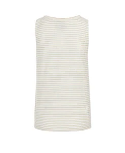 Débardeur Blanc Rayé Doré Femme -Vetements Simples Magasin prod 6812 debardeur raye xipho 666x812 fc7ea0111e0b