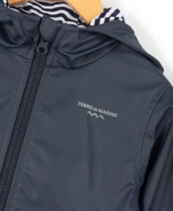 Ciré Recyclé Bleu Marine Garçon 7 Ciré Recyclé Bleu Marine Garçon -Vetements Simples Magasin prod 6821 imper cire indigo gacirec 666x812 fc7ea0111e0b