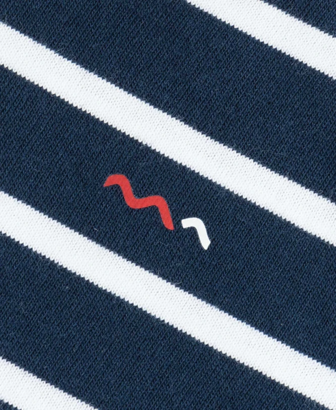 MARINIERE ML FOND INDIGO RAYE BLANC PESTELO 5 MARINIERE ML FOND INDIGO RAYE BLANC PESTELO – Image 3