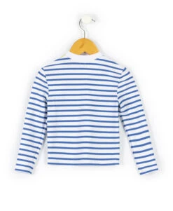T-shirt De Bain Marinière Garçon 6 T-shirt De Bain Marinière Garçon -Vetements Simples Magasin prod 6849 maillot de bain fond blanc raye bleu ybato 666x812 fc7ea0111e0b