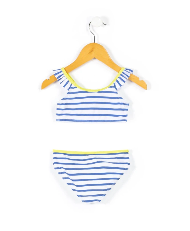 Maillot De Bain Rayé 2 Pièces Fille 4 Maillot De Bain Rayé 2 Pièces Fille – Image 2