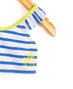 Maillot De Bain Rayé 2 Pièces Fille 7 Maillot De Bain Rayé 2 Pièces Fille -Vetements Simples Magasin prod 6863 maillot de bain fond blanc raye bleu yboat 666x812 fc7ea0111e0b