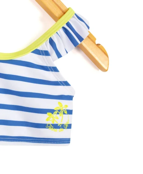 Maillot De Bain Rayé 2 Pièces Fille -Vetements Simples Magasin prod 6863 maillot de bain fond blanc raye bleu yboat 666x812 fc7ea0111e0b