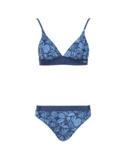 Maillot De Bain Bleu 2 Pièces Femme -Vetements Simples Magasin prod 6873 maillot de bain imprime fond bleu yani 666x812 fc7ea0111e0b