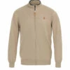 Gilet Homme Beige Avec Effets Reliefés