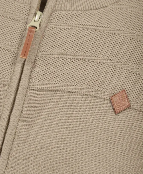 Gilet Homme Beige Avec Effets Reliefés -Vetements Simples Magasin prod 6944 cardigan tricot beige izori 666x812 fc7ea0111e0b