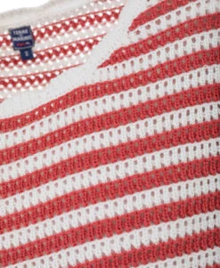 Pull Marin Léger Femme -Vetements Simples Magasin prod 6950 pull fond naturel raye rose haspull 666x812 fc7ea0111e0b