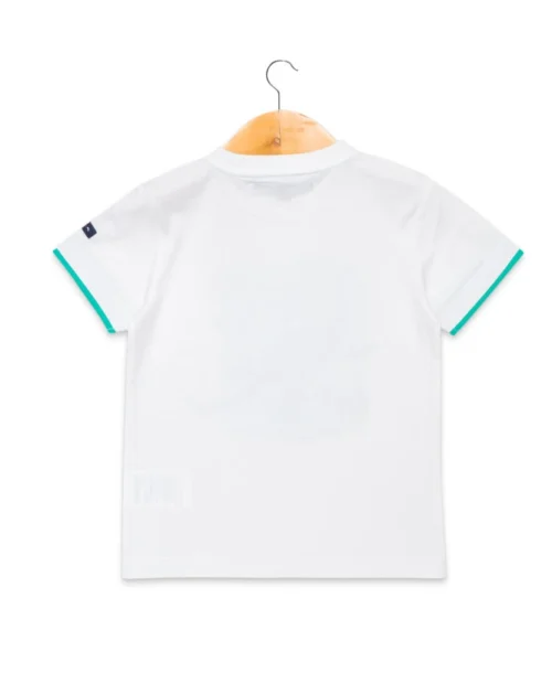 T-shirt Garçon Col Rond Blanc 8 T-shirt Garçon Col Rond Blanc -Vetements Simples Magasin prod 6973 tee shirt mc blanc optique axul 666x812 fc7ea0111e0b