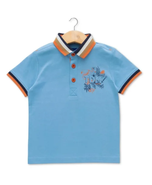 POLO MC BLEU CIEL CEKATY
