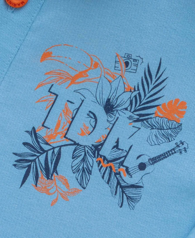 POLO MC BLEU CIEL CEKATY 5 POLO MC BLEU CIEL CEKATY – Image 3