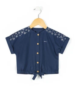 Blouse Fille Manches Courtes Bleu Marine 7 Blouse Fille Manches Courtes Bleu Marine -Vetements Simples Magasin prod 7024 blouse mc marine odelia 666x812 fc7ea0111e0b