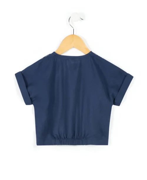 Blouse Fille Manches Courtes Bleu Marine 8 Blouse Fille Manches Courtes Bleu Marine -Vetements Simples Magasin prod 7026 blouse mc marine odelia 666x812 fc7ea0111e0b