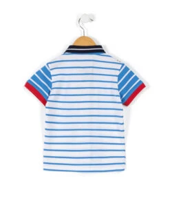 POLO MC FOND BLANC RAYE BLEU CIRAYE 6 POLO MC FOND BLANC RAYE BLEU CIRAYE -Vetements Simples Magasin prod 7052 polo mc fond blanc raye bleu ciraye 666x812 fc7ea0111e0b